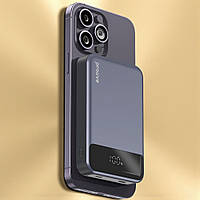 Портативна батарея 10000 mAh Proove Hoodman Magnetic 20W для iPhone з PD і LED дисплеєм Type-C Lightning