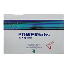 Капсули для потенції POWER Tabs, 10 капсул – природна сила для чоловіків 🌿