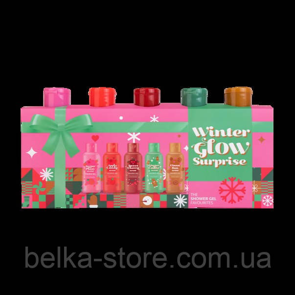 Подарунковий набір гелі для душу Winter Glow Surprise 5шт, фото 1
