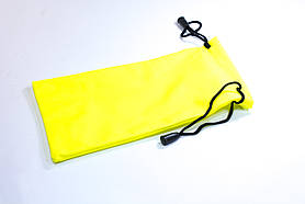 Мішечок для зберігання окулярів жовтий