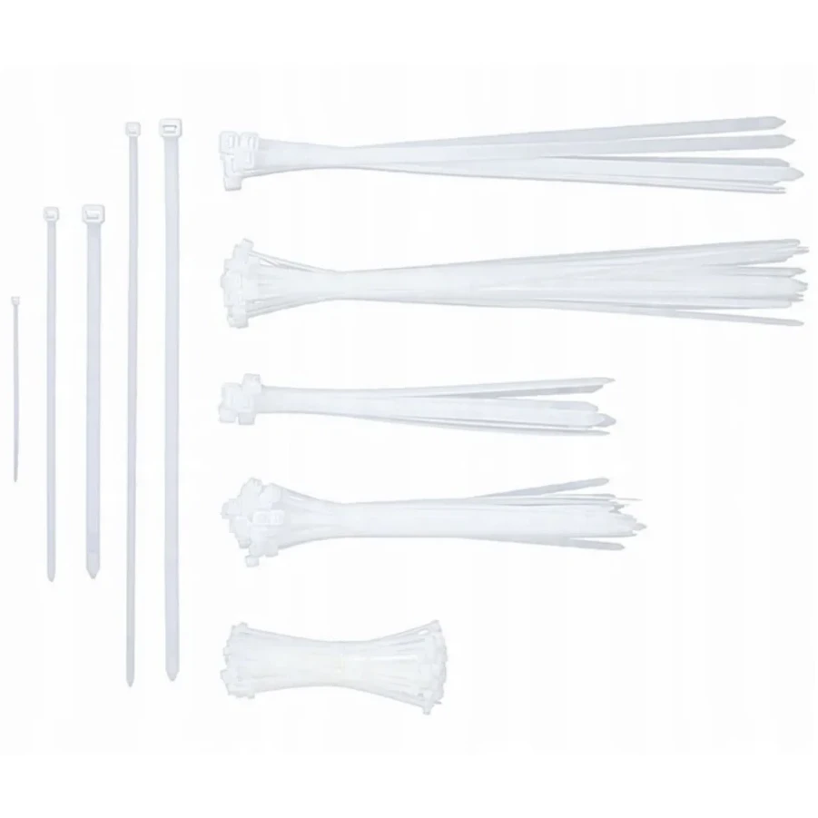 Стяжки кабельні Parkside 251 шт SC-251 White, фото 1