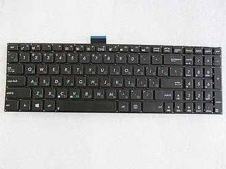 Клавіатура для ноутбуків Asus X502, X502C, X502CA, S500, S500C, S500CA чорна без рамки RU/US
