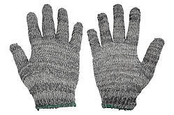 Рукавиці бавовняні сірі без швів 10" UNIVERSAL (423-505) (12 шт.)