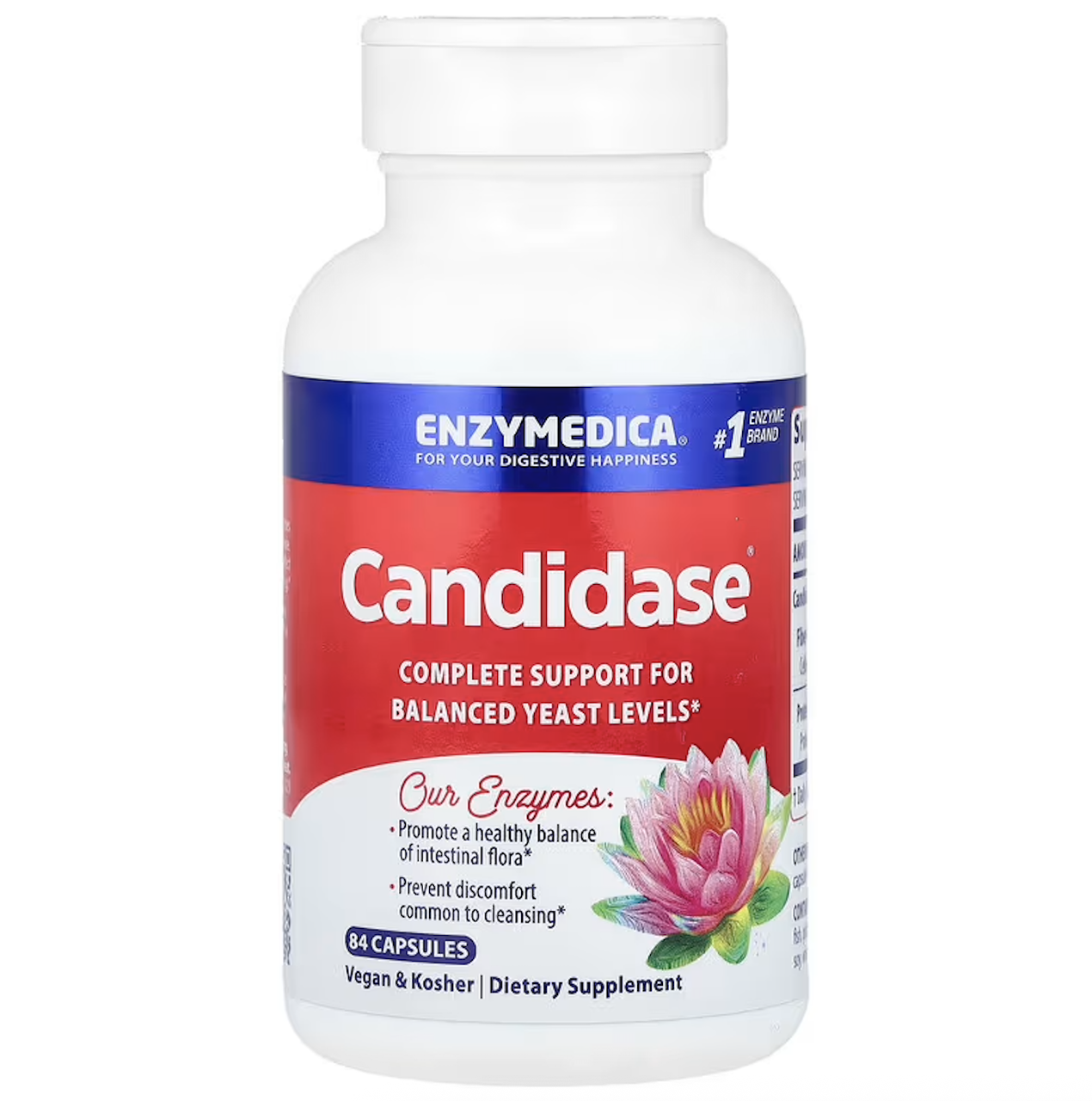 Enzymedica, протикандидний засіб, Candidase, 84 капсули, фото 1