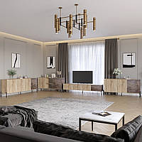 Комплект меблів для вітальні Lion Грей 4 елементи Дуб Сонома/Дерево (LION-042731), 8929921 - 822