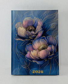Щоденник датований А5 2026 Novel Тверда обкл. Блакитний 336 стор. У лінію (ВМ2103-14) Buromax