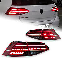 Задні ліхтарі для Volkswagen Golf 7 (2013–2019, Mk7/Mk7.5) — LED з анімацією та DRL