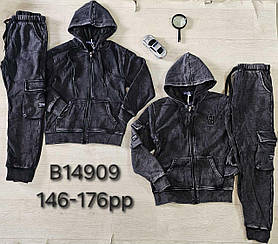 Спортивный утепленный костюм-двойка для мальчиков оптом, Grace, 146-176 рр.,  арт. B14909