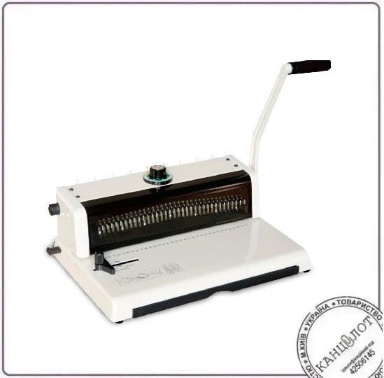 Біндер на металеву пружину YIBO T598R круглі отвори (000012383), фото 1