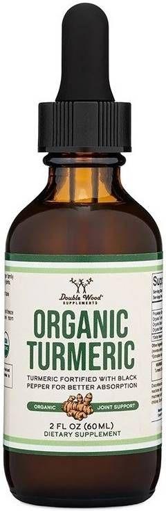 Double Wood Organic Turmeric / Куркума органічна з чорним перцем без алкоголю 60 мл
