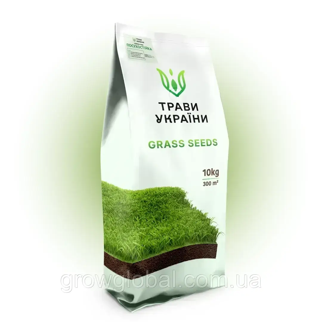 Газонна трава Поусхостійка 10 кг