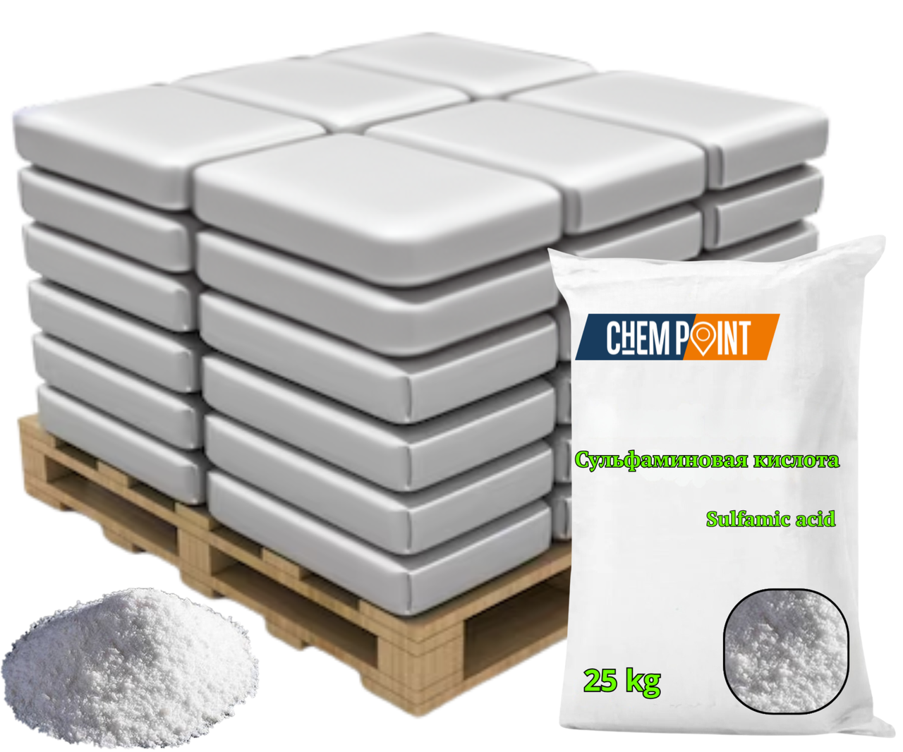 Сульфамінова кислота 25 кг, фото 1