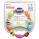 Nuby, Bug-a-Loop, прорізувач, для дітей від 3 місяців, 1 шт