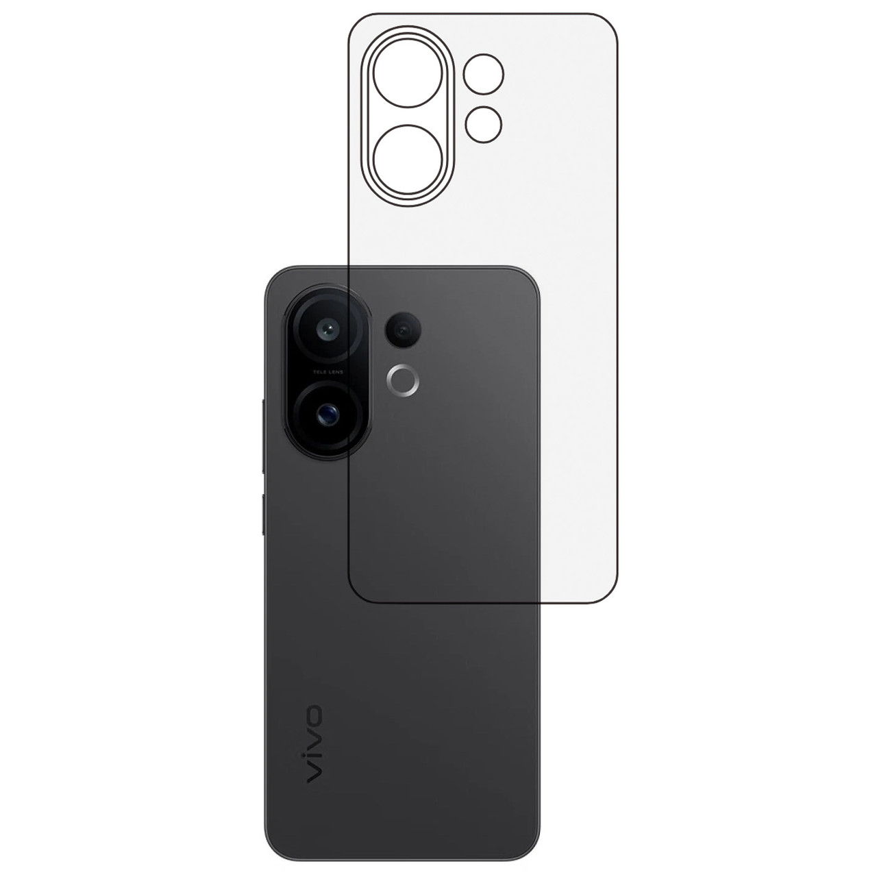 Плівка на задню панель Mietubl HD для Vivo S30, фото 1