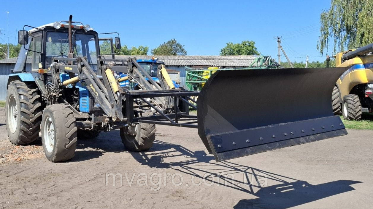 Відвал для зерна з подовжувачем 2м на фронтальний навантажувач, фото 1