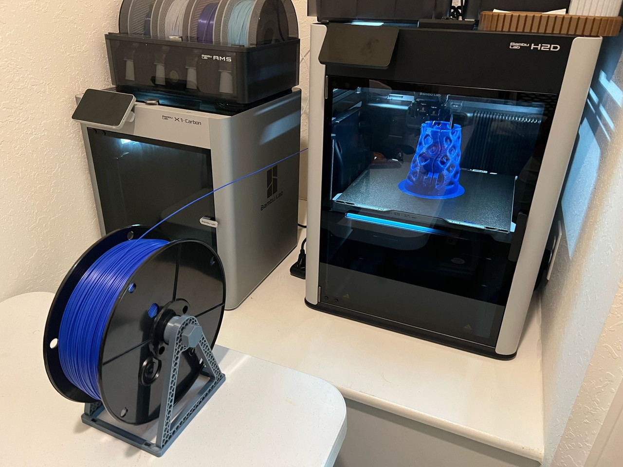 Настільний тримач для котушки філаменту до 3 кг, фото 1