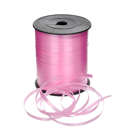 Стрічка для кульок ТЕСЬМА 300м | Яскраво-рожевий, фото 1