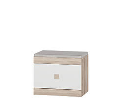 Тумба для взуття Соната 600, Дуб Сонома, Білий