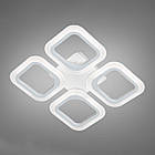 Світлодіодна люстра 55 Вт з пультом д/к та димером колір каркасу білий D-AS9171/4WH, фото 3