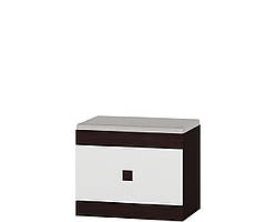 Тумба для взуття Соната 600, Венге темний, Білий
