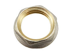 Контргайка з проточкою ASCO, 1/2" В нікель 202302-0132