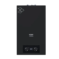 Газова колонка Koer KWH.G0110 димохід, 20kW, 10 л/хв Чорна - KR5554