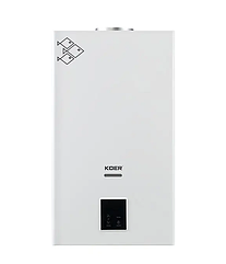Газова колонка Koer KWH.G0210 з модуляцієй, димохід 20kW, 10 л/хв Біла - KR5556