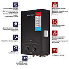 Газова колонка Mixxus GWH-0210 BASIC димохід 16.9kW, 10 л/хв Чорна - WH0023, фото 3