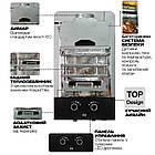 Газова колонка Mixxus GWH-0210 BASIC димохід 16.9kW, 10 л/хв Чорна - WH0023, фото 4