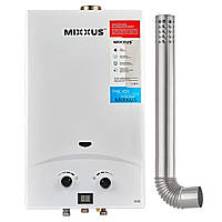Газова колонка Mixxus GWH-0710 турбо 17kW, 10 л/хв Біла - WH0028