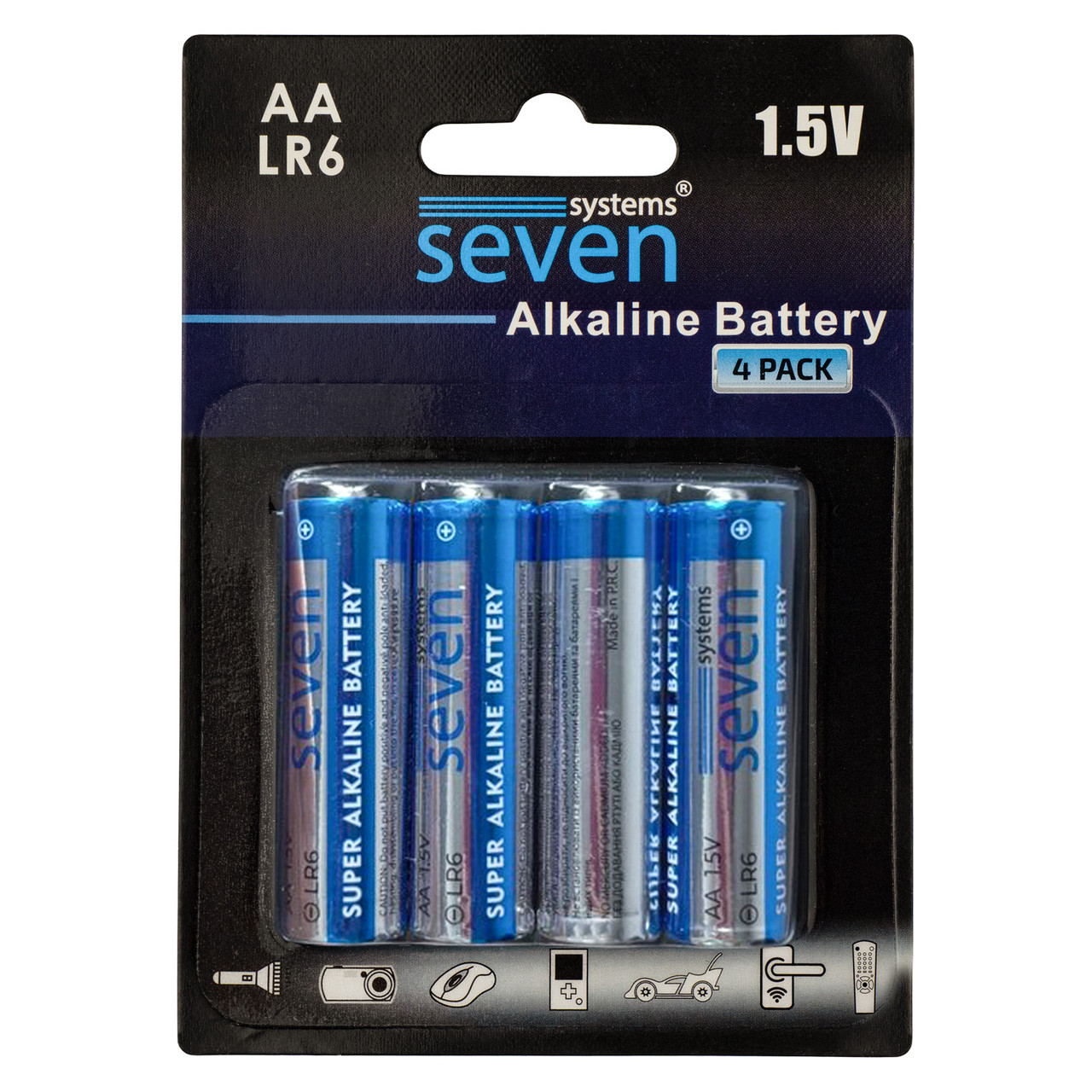 Батарейки SEVEN LR6 AA 1.5V 4 шт