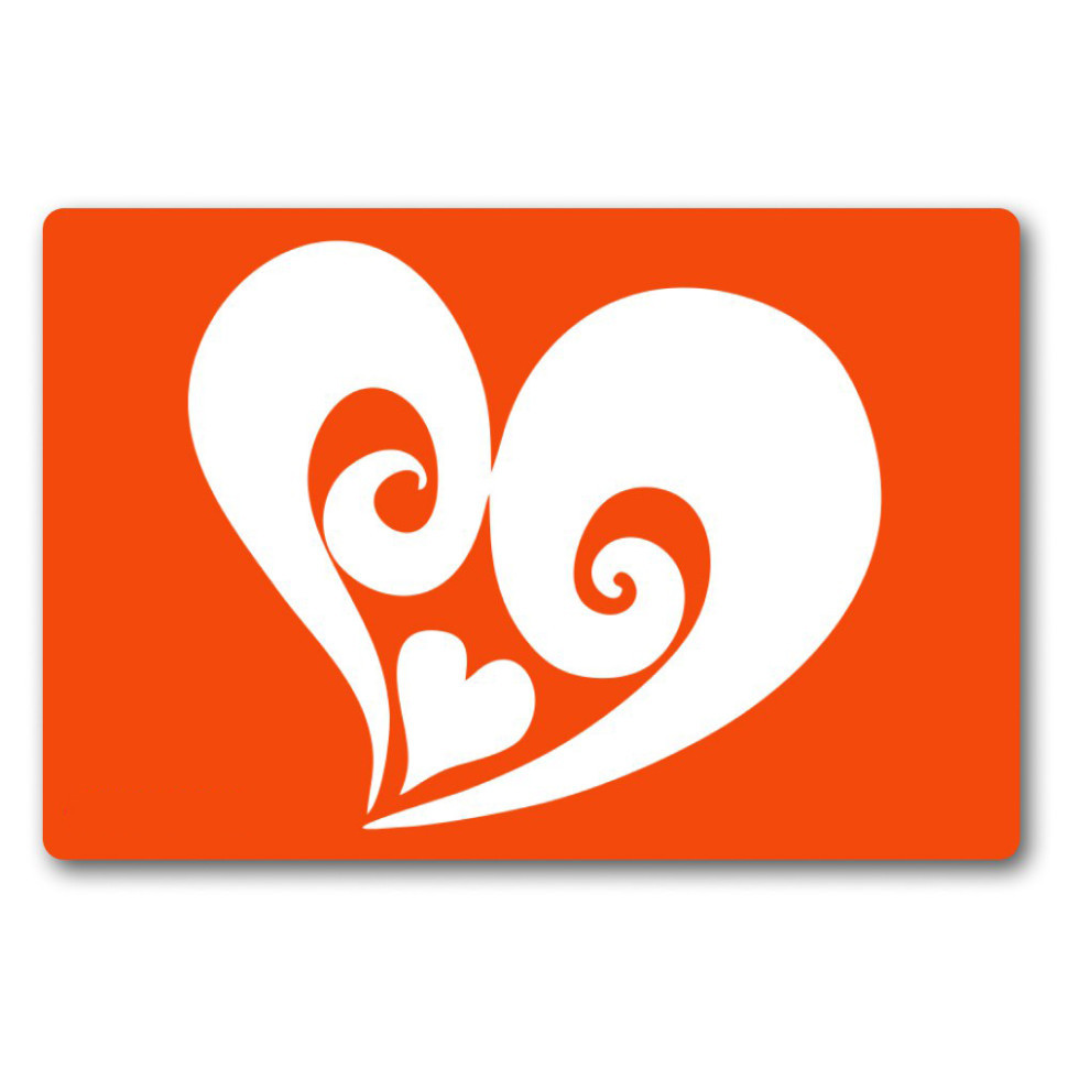 Трафарет для біо-тату Сердечко c053-15*20см, розмір 15х20 см, фото 1