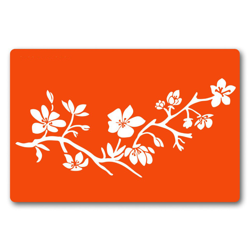 Трафарет для біо-тату Квіти fx094-24*34см, розмір 24х34 см, фото 1