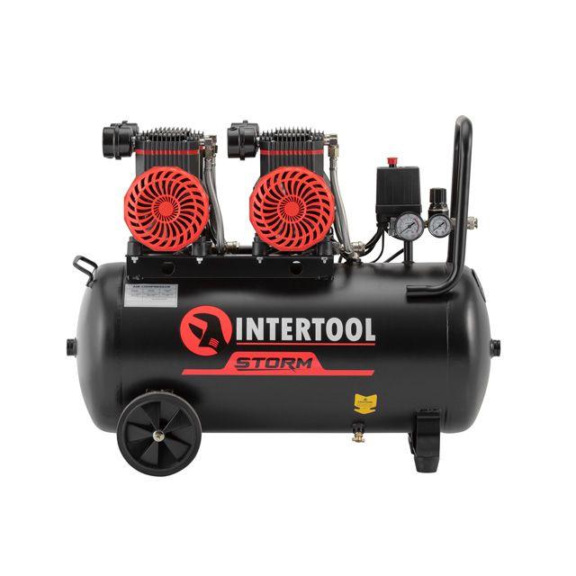 Компрессор Intertool INT PT-0030 (2х1.1 кВт, 400 л/мин, 50 л), фото 1
