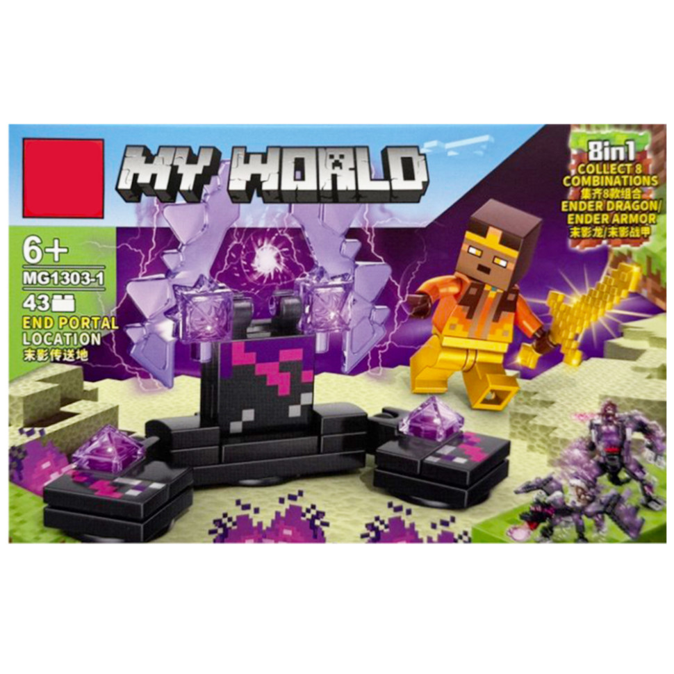 Дитячий конструктор "Minecraft" MG1303-1, 43 деталі, фото 1