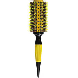 Термобрашинг для волосся NaHa Korea Ceramic Wooden Round Brush 34 мм (комбо), Н505-E