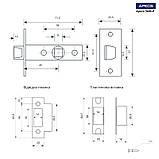 Засувка врізна APECS 5400-P-CR (UA), фото 2