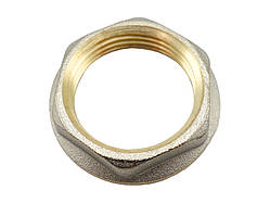 Контргайка з проточкою ASCO, 3/4" В нікель 202302-0133