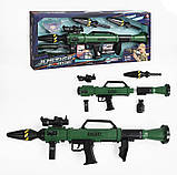 Дитячий Гранатомет РПГ Justice Force з оптичним прицілом і ліхтариком, звук, ніж, фото 4