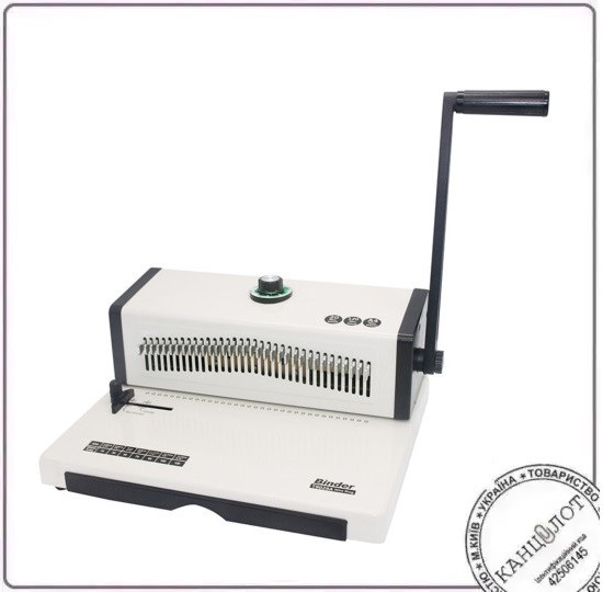 Біндер на металеву пружину YIBO T9029AR круглі отвори (000012384), фото 1