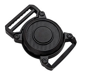 Пряжка - фастекс металевий 38мм колір Чорний М-31859