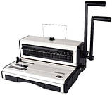 Біндер на металеву пружину YIBO T970Е квадратні отвори (000012834), фото 3