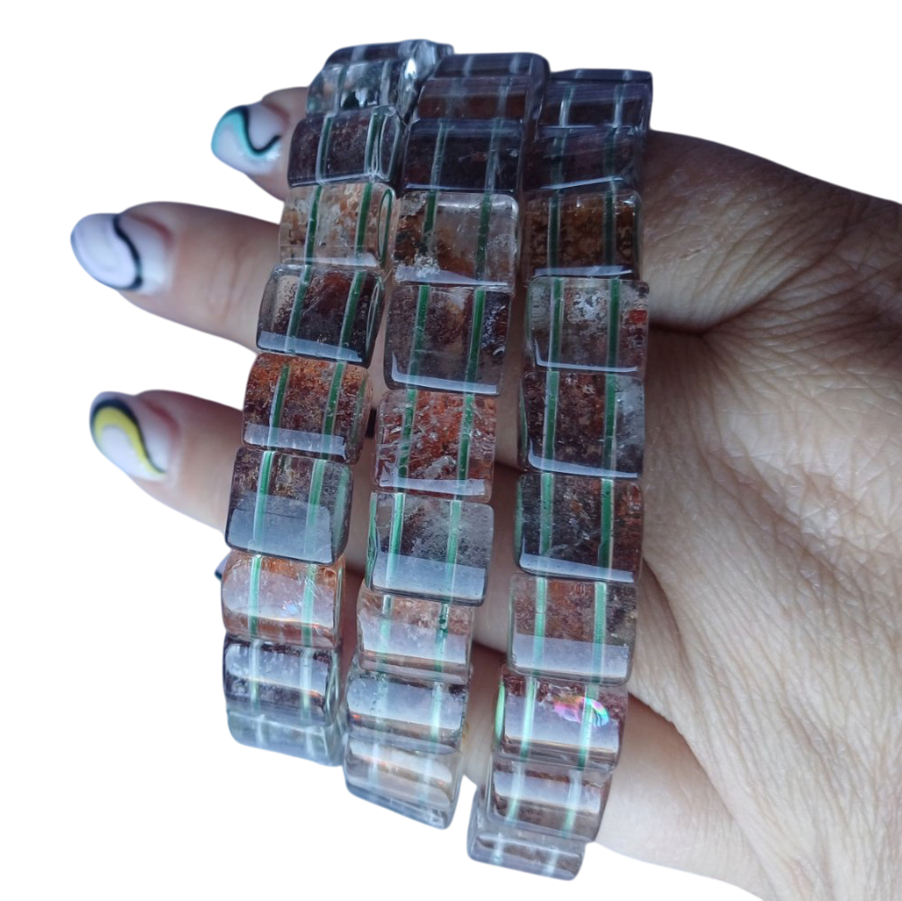 Фантомний кварц браслет, 0305ТК, фото 1