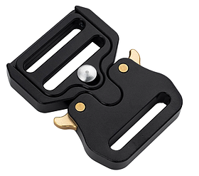 Пряжка - фастекс алюмінієвий 25мм колір Чорний М-31862