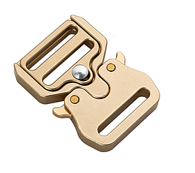 Пряжка - фастекс алюмінієвий 25мм колір Золото М-31865