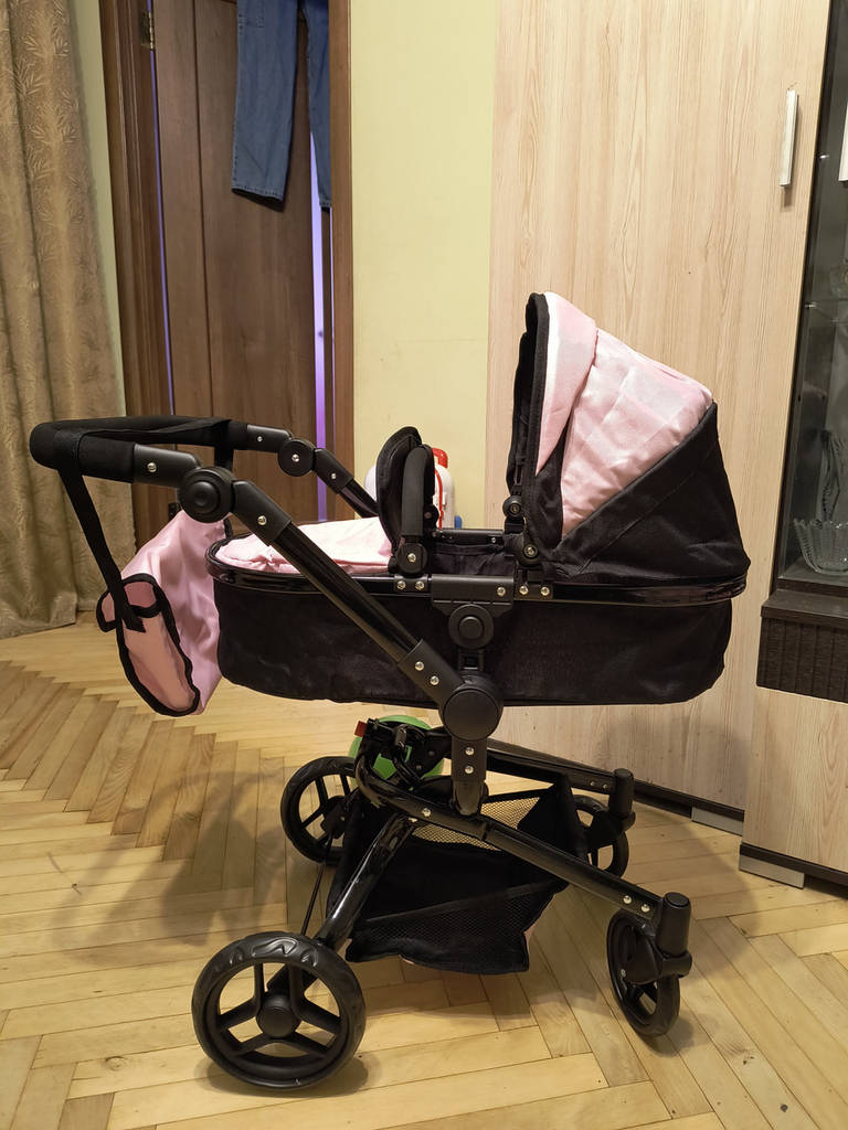 Коляска для ляльки 2в1 Carrello Fortuna 9695 PINK Рожева - фото покупців 1