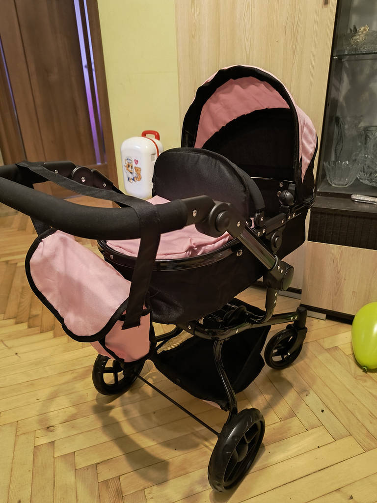 Коляска для ляльки 2в1 Carrello Fortuna 9695 PINK Рожева - фото покупців 2