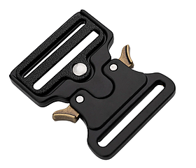 Пряжка - фастекс металевий 48мм колір Чорний М-31866