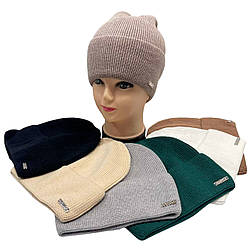 Жіноча одинарна шапка "Віскоза" Розмір: 54- 59 (DNJ-17242)