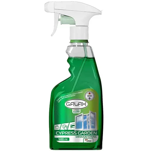 Засіб для миття скла та дзеркал Galax Кіпарисовий сад, 500 мл, фото 1